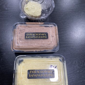 Extraordinary Banana Pudding - Lemon Cupcake. Chocolate Pudding. Vanilla Pudding. - Desserts Near Me - La Mesa, California Extraordinary Banana Pudding - Lemon Cupcake. Chocolate Pudding. Vanilla Pudding. - Desserts Near Me - La Mesa, California