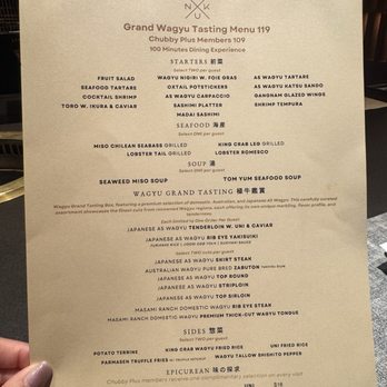 NIKU X - Menu - Seafood Near Me - New York, New York NIKU X - Menu - Seafood Near Me - New York, New York
