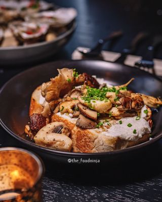 Photo of Incheon Restaurant - Annandale, VA, US. Mushroom Toast