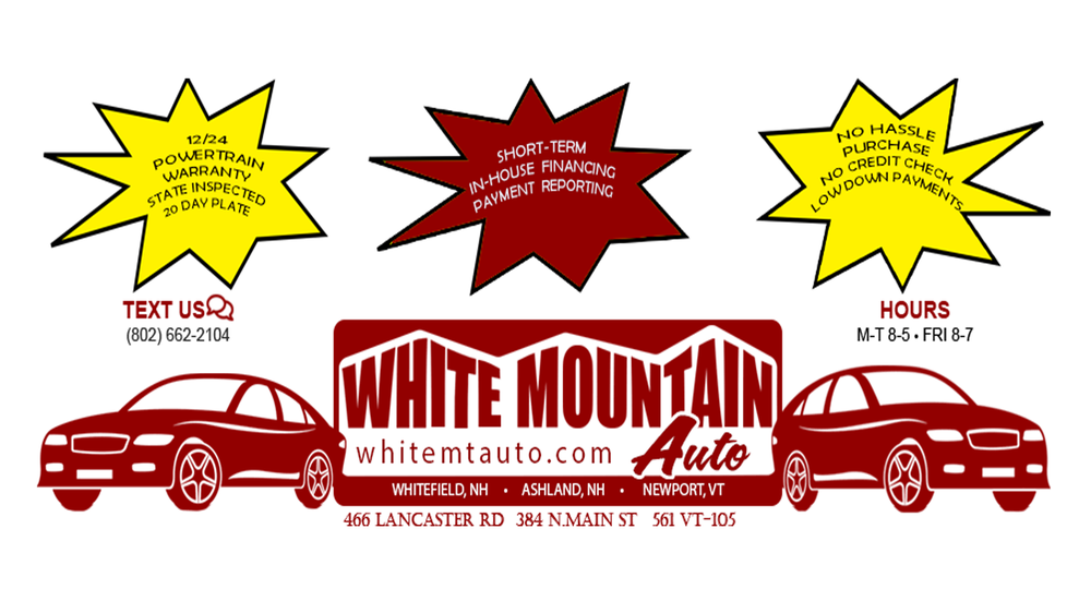 WHITE MOUNTAIN AUTO Updated March 2024 384 Main St, Ashland, New