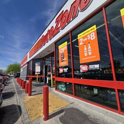 AutoZone - The storefront, and don't forget your military discount for whom it applies!