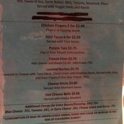 American Legion Post 515 - Menu Page 3 of 4