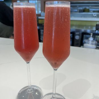 Dandelion Cafe - Pomegranate mimosa - Coffee & Tea Near Me - Houston, Texas