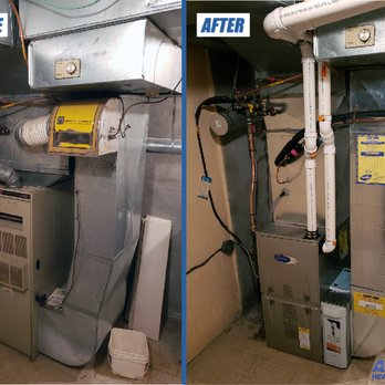 Aire One Heating & Cooling - Before and After - Furnace & Air Cleaner Installation - Heating & Air Conditioning/HVAC Near Me - Cambridge, Ontario