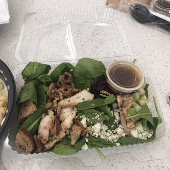 Corner Bakery Cafe - Harvest salad, my favorite salad chicken, walnuts, blue cheese, apples, cranberries I got it with Asian dressing. - Breakfast & Brunch Near Me - Atlanta, Georgia