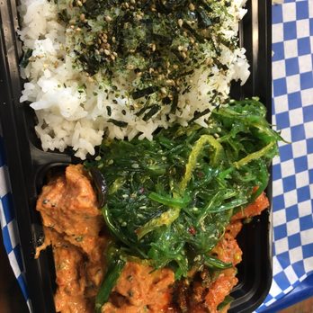Seattle Fish Guys - Yummy poke bowl with spicy tuna, salmon, seaweed salad and rice. Best poke I have had so far ! - Seafood Markets Near Me - Seattle, Washington Seattle Fish Guys - Yummy poke bowl with spicy tuna, salmon, seaweed salad and rice. Best poke I have had so far ! - Seafood Markets Near Me - Seattle, Washington