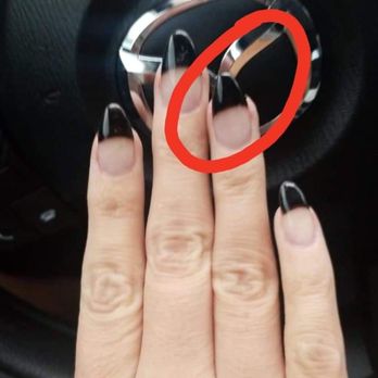 Exquisit Nails - Um ok... Never returning Save your $ not to mention I pointed this out to the nail tech and she really did not give a darn. - Nail Salons Near Me - Charlotte, North Carolina Exquisit Nails - Um ok... Never returning Save your $ not to mention I pointed this out to the nail tech and she really did not give a darn. - Nail Salons Near Me - Charlotte, North Carolina
