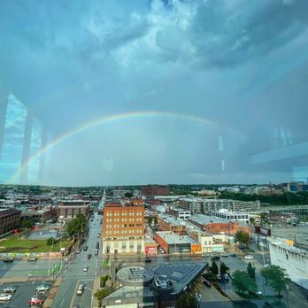 The Mercury Room - Double rainbow view from The Mercury room - Cocktail Bars Near Me - Kansas City, Missouri