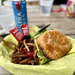 Golden Light Beer & Wine Garden - Combo 6: Gooney's Shroom Burger $14.99