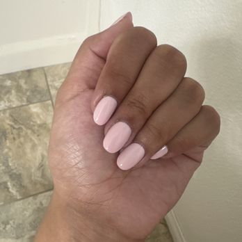 Q Nail Lounge - Gel x short $55 - Nail Salons Near Me - Downey, California