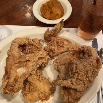 Colonnade - Fried Chicken & Sweet Potato Soufflé - Southern Near Me - Atlanta, Georgia Colonnade - Fried Chicken & Sweet Potato Soufflé - Southern Near Me - Atlanta, Georgia