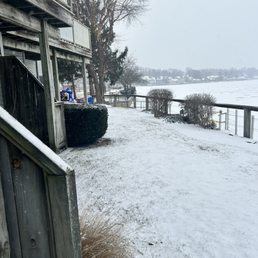 Right out the back door