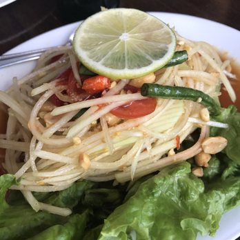 SriPraPhai Thai Restaurant - Papaya salad. Yum! - Thai Near Me - Woodside, New York SriPraPhai Thai Restaurant - Papaya salad. Yum! - Thai Near Me - Woodside, New York