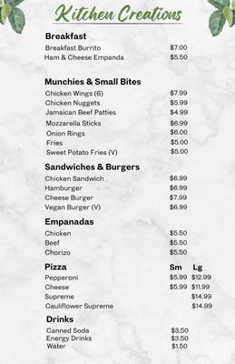 Menu photo 2 The Kave Davie, FL