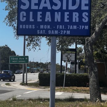 Seaside Dry Cleaners - Sign - Dry Cleaning Near Me - St. Petersburg, Florida Seaside Dry Cleaners - Sign - Dry Cleaning Near Me - St. Petersburg, Florida