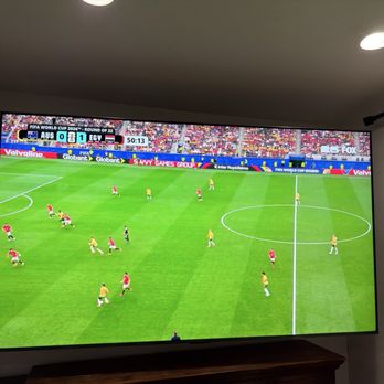 TV Champs - 98 inch tv - Home Theatre Installation Near Me