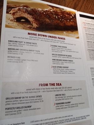 Outback Steakhouse Colorado Springs Menu With Prices: Ultimate Guide