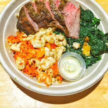 Dig Inn - Market bowl with steak, upstate Mac, kale salad, brown rice - New American Near Me - Boston, Massachusetts