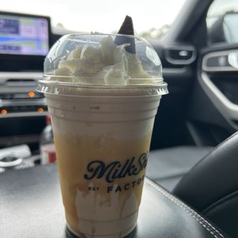 MilkShake Factory South Side - Banana Foster Milkshake - Desserts Near Me - Pittsburgh, Pennsylvania MilkShake Factory South Side - Banana Foster Milkshake - Desserts Near Me - Pittsburgh, Pennsylvania
