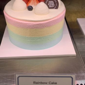 Paris Baguette - Rainbow Cake (6 layers of rainbow cake, sweet cream cheese cream finish, strawberry finish); IG: @katzlundell - Bakeries Near Me - Torrance, California Paris Baguette - Rainbow Cake (6 layers of rainbow cake, sweet cream cheese cream finish, strawberry finish); IG: @katzlundell - Bakeries Near Me - Torrance, California