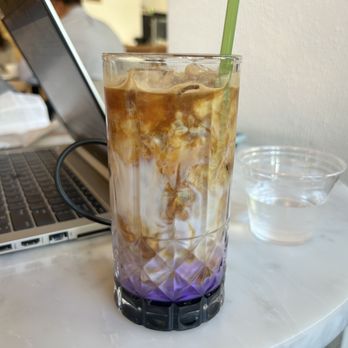 Hood Famous - Ube Latte - Cafes Near Me - Seattle, Washington Hood Famous - Ube Latte - Cafes Near Me - Seattle, Washington