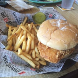 Hurricane Grill & Wings - Beer battered fish sandwich.