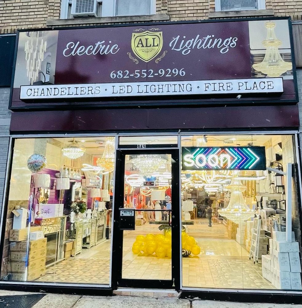 ALL ELECTRIC LIGHTINGS 945 Broadway, Bayonne, New Jersey Lighting
