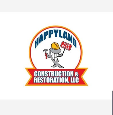 Happyland Construction & Restoration Logo