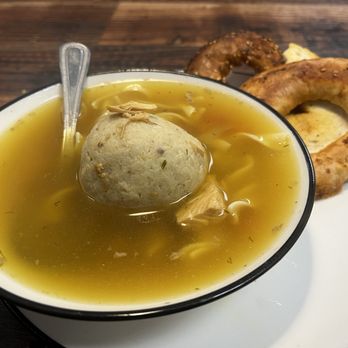 Roasters 'N Toasters - Cup of Matzo Ball Soup - Breakfast & Brunch Near Me - Pinecrest, Florida