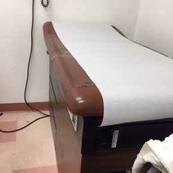 Cathedral City Family Medical Clinic - Taped exam tables and dirty