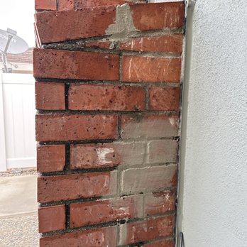 Orange Chimney Pros - Patched up side of chimney - Chimney Sweeps Near Me - West Hills, California Orange Chimney Pros - Patched up side of chimney - Chimney Sweeps Near Me - West Hills, California