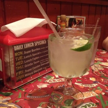 El Paso Mexican Restaurant - The skinny margarita! Muy bueno!! - Mexican Near Me - Springfield, Virginia