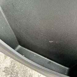 Stains on door