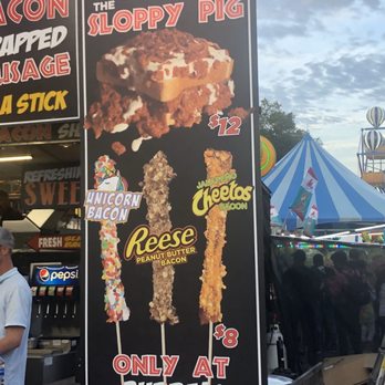 N.C. State Fairgrounds - Bacon on a stick - Festivals Near Me - Raleigh, North Carolina