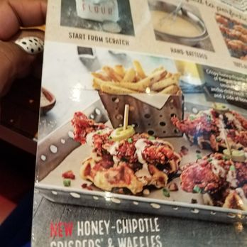 Chili's - to put it on the waffle to eat it but this was the perfect of chicken breast - Bars Near Me - Lake Elsinore, California Chili's - to put it on the waffle to eat it but this was the perfect of chicken breast - Bars Near Me - Lake Elsinore, California