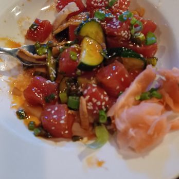 Flowing Tide Pub 4 - Ahi Poke Bowl. 15 stars outta 10!!!! Darn Great meal!!! - Sports Bars Near Me - Sparks, Nevada