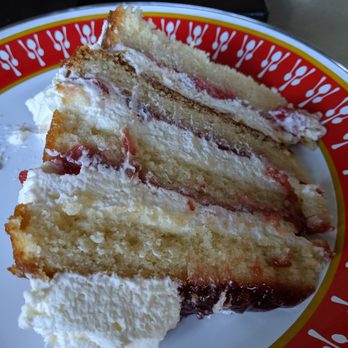 Foster's Market - Strawberry and whipped cream layer cake - Breakfast & Brunch Near Me - Durham, North Carolina Foster's Market - Strawberry and whipped cream layer cake - Breakfast & Brunch Near Me - Durham, North Carolina
