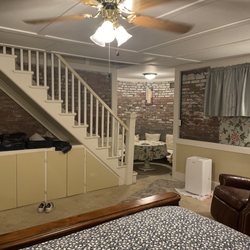 A.P. Green House Bed and Breakfast - View of the "Hideaway" room from the comfy bed.