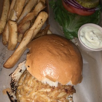 Wicked Sisters - Wicked Crab Cake Sandwich - American Near Me - Baltimore, Maryland Wicked Sisters - Wicked Crab Cake Sandwich - American Near Me - Baltimore, Maryland