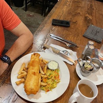 Borealis Grille & Bar - Fish and chips. Good. - American Near Me - Kitchener, Ontario