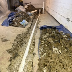 LaCassa Plumbing - Another sewer repair. Took out some old cast iron piping and installed new pvc pipe with a back water valve to prevent village backups