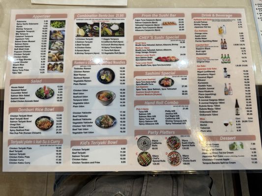 Menu photo 6 Toro Sushi Winchester, CA