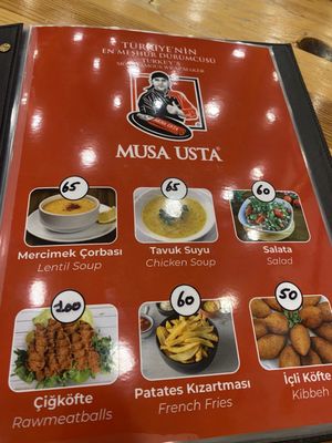 Menu photo 1 Musa Usta İstanbul, 34 Menu photo 1 Musa Usta İstanbul, 34