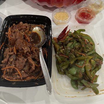 China Bros - Mongolian Beef.......supposed to No bell peppers! - Chinese Near Me - Eastvale, California