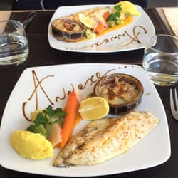 L'Annexe - Filet de dorade jaune et ses légumes (carotte, butternut, écrasé de pdt, chou romanesco, poire d'eau en gratin)