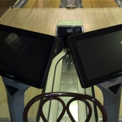 Midway Bowling Lanes - Tablet like lane interface.