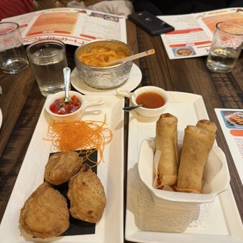 ThaiRock - Curry Puffs and Spring Rolls with Thai Iced Tea - Thai Near Me - Rockville, Maryland