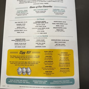 Eggs Up Grill - Lots to choose from - Breakfast & Brunch Near Me - Hope Mills, North Carolina Eggs Up Grill - Lots to choose from - Breakfast & Brunch Near Me - Hope Mills, North Carolina