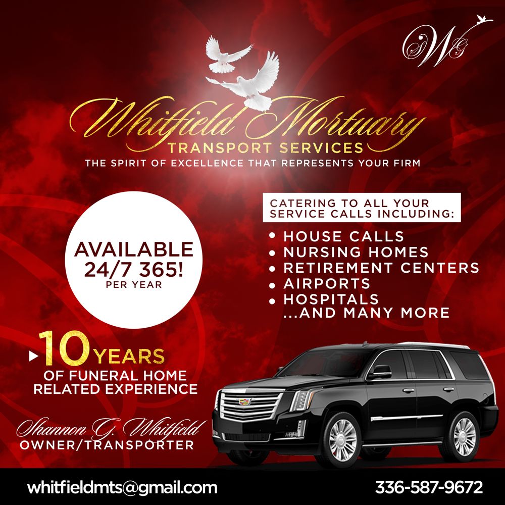 WHITFIELD MORTUARY TRANSPORT SERVICES Updated August 2024