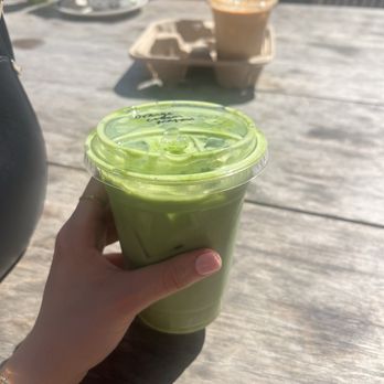 Rye Goods - Orange creamsicle matcha latte - Bakeries Near Me - Costa Mesa, California